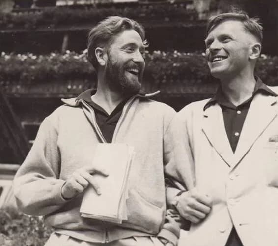 Paul Feyerabend - Feyerabend with his friend Roy Edgley