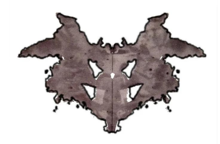 Hermann Rorschach - Comparison between 1950s rorschach blot and the supposely "modified" version as told here