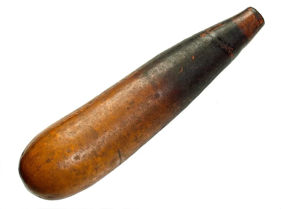Louis Leakey - The seeds and flesh of the gourd have been removed. The remaining hard shell has been used as a container for pebbles used in divination. The gourd or calabash belonged to a healer, som