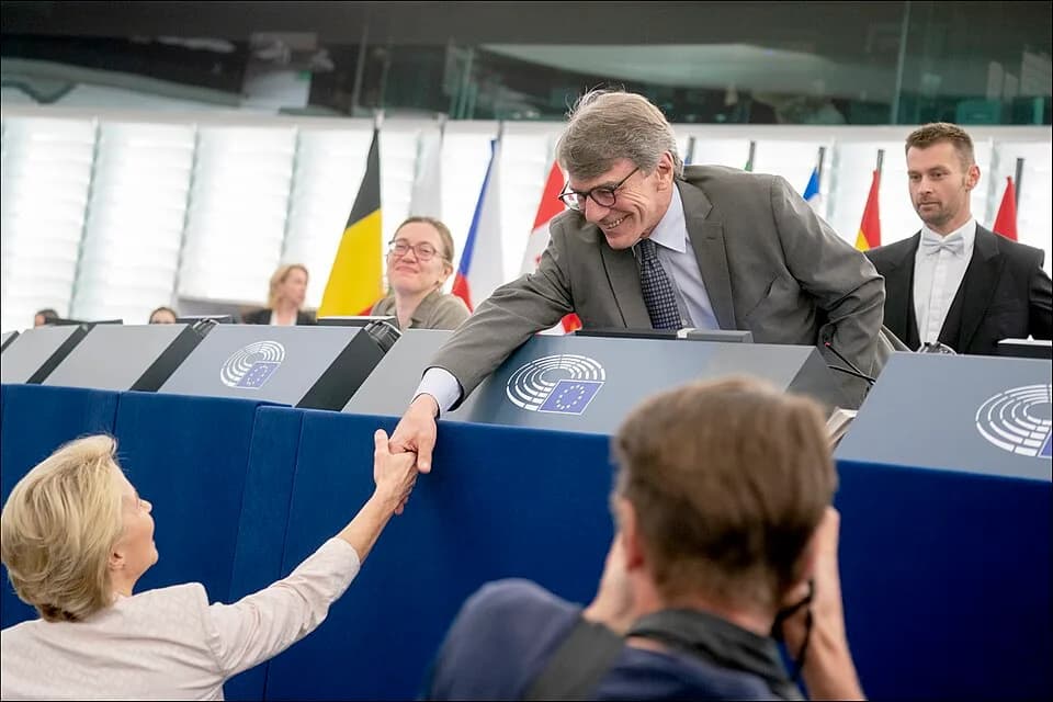 David Sassoli - In a debate with MEPs, Ursula von der Leyen outlined her vision as Commission President. MEPs will vote on her nomination, held by secret paper ballot, at 18.00.
Read more: <a href=