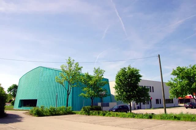 Feodor Felix Konrad Lynen - Planegg: Kulturzentrum "Kupferhaus", 11 km from M?en, Deutschland (Zone 32).