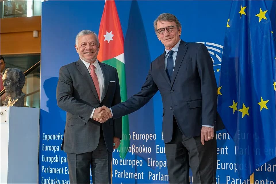 David Sassoli - “Peace-making is the harder but higher path,” said King Abdullah II of Jordan addressing the European Parliament in Strasbourg today. https://audiovisual.ec.europa.eu/en/video/I-182659