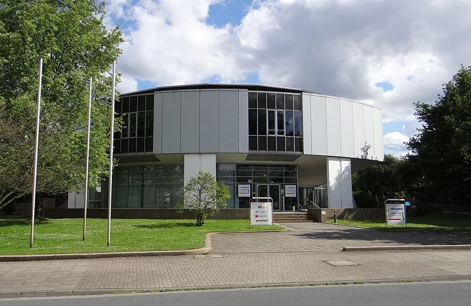 Feodor Felix Konrad Lynen - Congress hall in the Medical Park of Hannover, Germany.