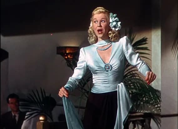 Michael Curtiz - Doris Day singing "I'm in Love" in Romance on the High Seas (1948), her film debut.