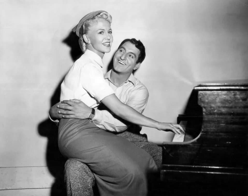 Michael Curtiz - Photo of Peggy Lee and Danny Thomas from the 1952 film The Jazz Singer.