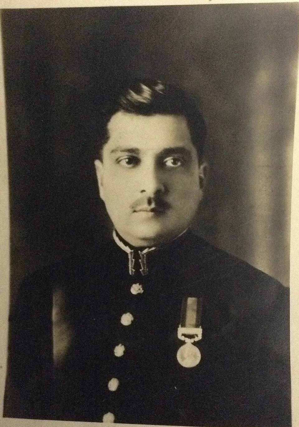 Iskandar Ali Mirza - Captain Iskander Mirza as 2nd-Lt in the British Indian Army, ca.1920.