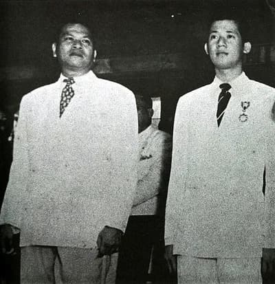 Ninoy Aquino - August 1951: Eighteen-year-old Benigno S. Aquino Jr. receives the Philippine Legion of Honor with the rank of Officer, for his service in reporting on the state of the Philippine troops