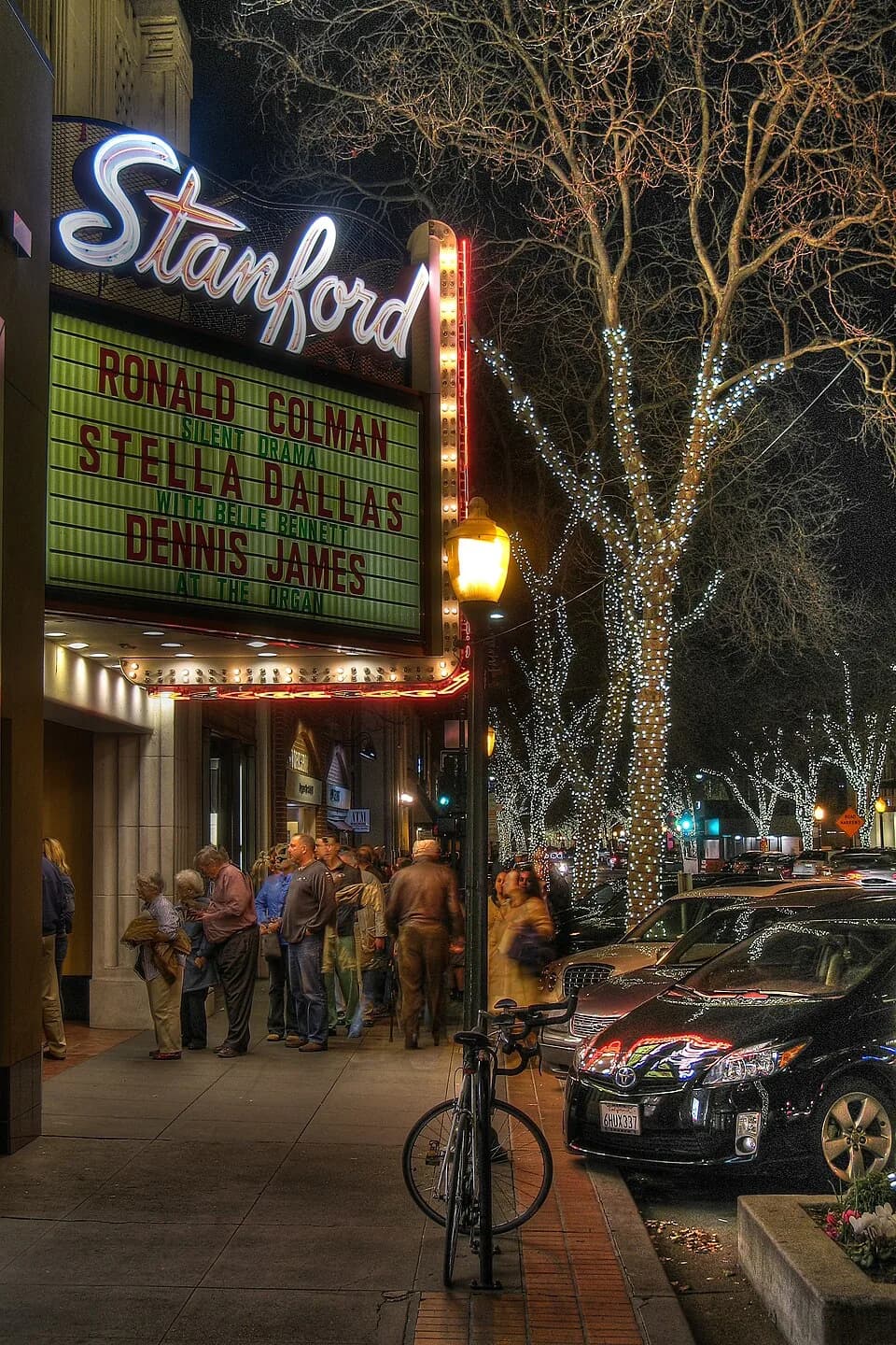 Ronald Colman - The Stanford Theatre in Palo Alto, California.
