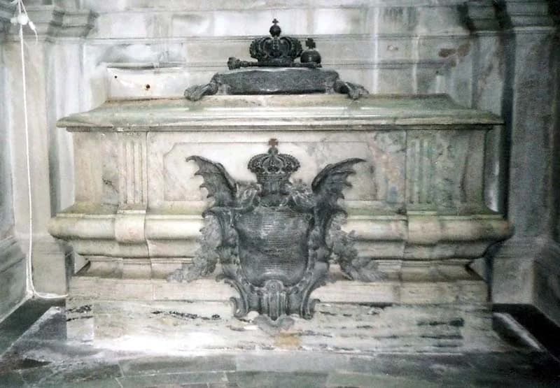 Ulrika Eleonora I of Sweden - Grave of Queen Ulrica Eleanor of Sweden (1688-1741) on the ground floor of the Caroline Chapel at Riddarholm ChurchPlace: Stockholm, Sweden