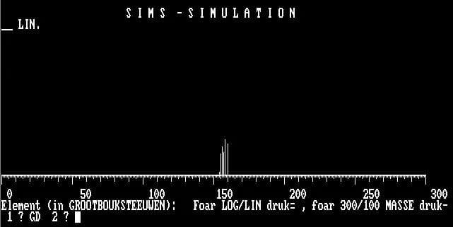 Johan Gadolin - SIMS spectrum of gadolinium