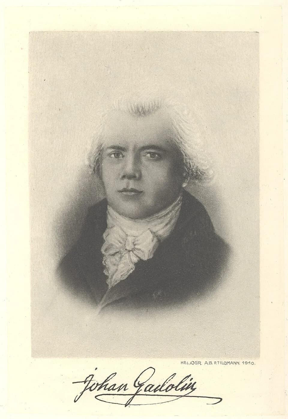 Johan Gadolin - Johan Gadolin (1760 - 1852) finish chemist