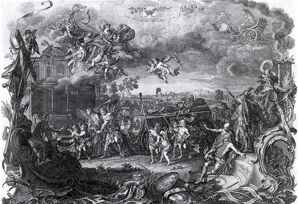 Louis II of Hungary - Baumgartner The Apotheosis of Louis II of Hungary.jpg