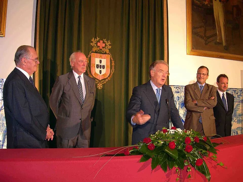 Jorge Sampaio - O Presidente da República Jorge Sampaio aquando dos 60 anos da Alliance de Lisboa (2005)