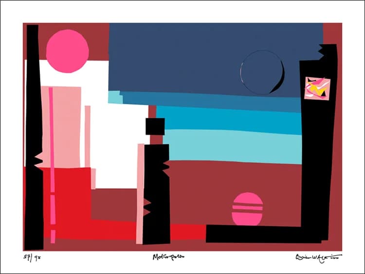 Brian Aldiss - Metropolis limited edition fine art print by Brian Aldiss