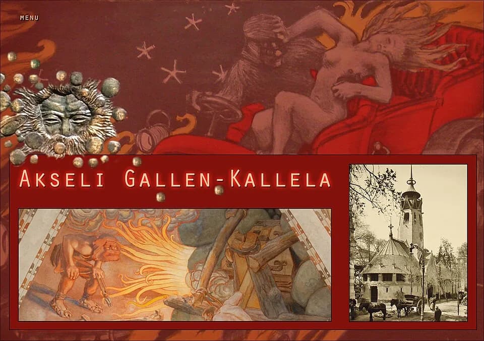 Akseli Gallen-Kallela - Page d'accueil de l'album des oeuvres photographiées par l'auteur d'Akseli Gallen-Kallela entre 2001 et 2012 en Finlande et à Paris.