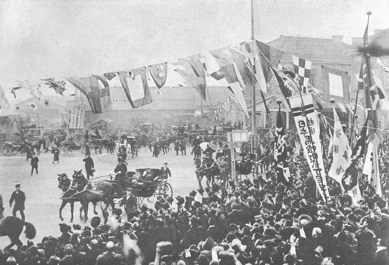 Tōgō Heihachirō - Tougou and kamimura return in triumph