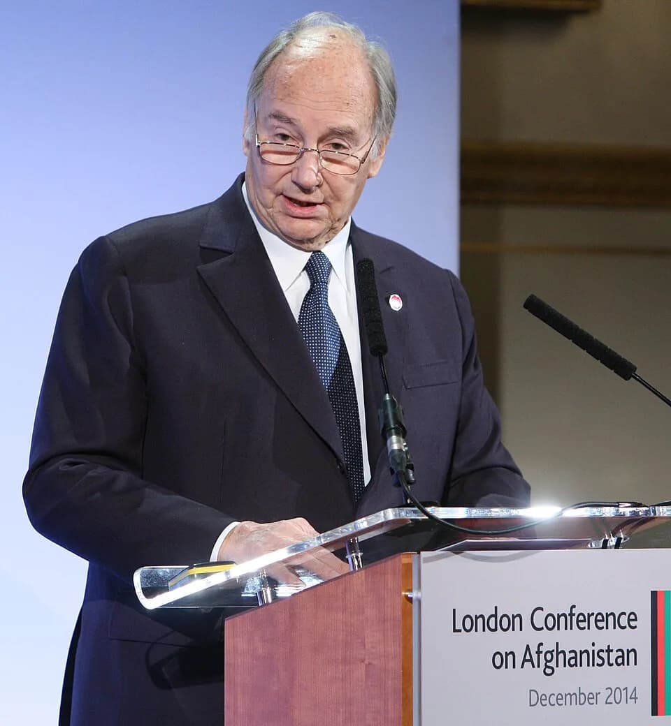 Aga Khan IV - The London Conference on Afghanistan takes place on 4 December 2014, co-hosted by the governments of the UK and Afghanistan.
The Conference brings together the Afghan government and inte