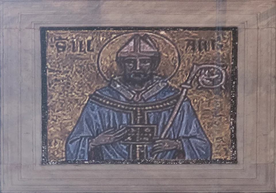 Hilarius - mosaic of Saint Hilarius in the Florence Baptistery