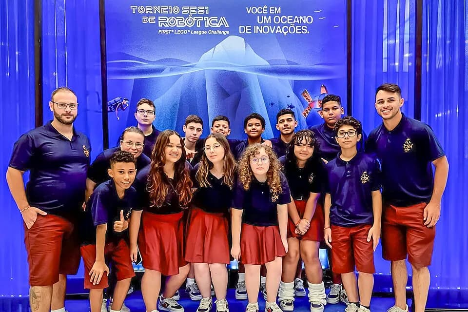 Hilarius - Porto Alegre, RS, Brasil 18/03/2025: Estudantes da Escola Saint Hilaire marcam presença no maior torneio de robótica do país. Foto: EMEF Saint Hilaire/DivulgaçãoPublicado em 18 de março de 