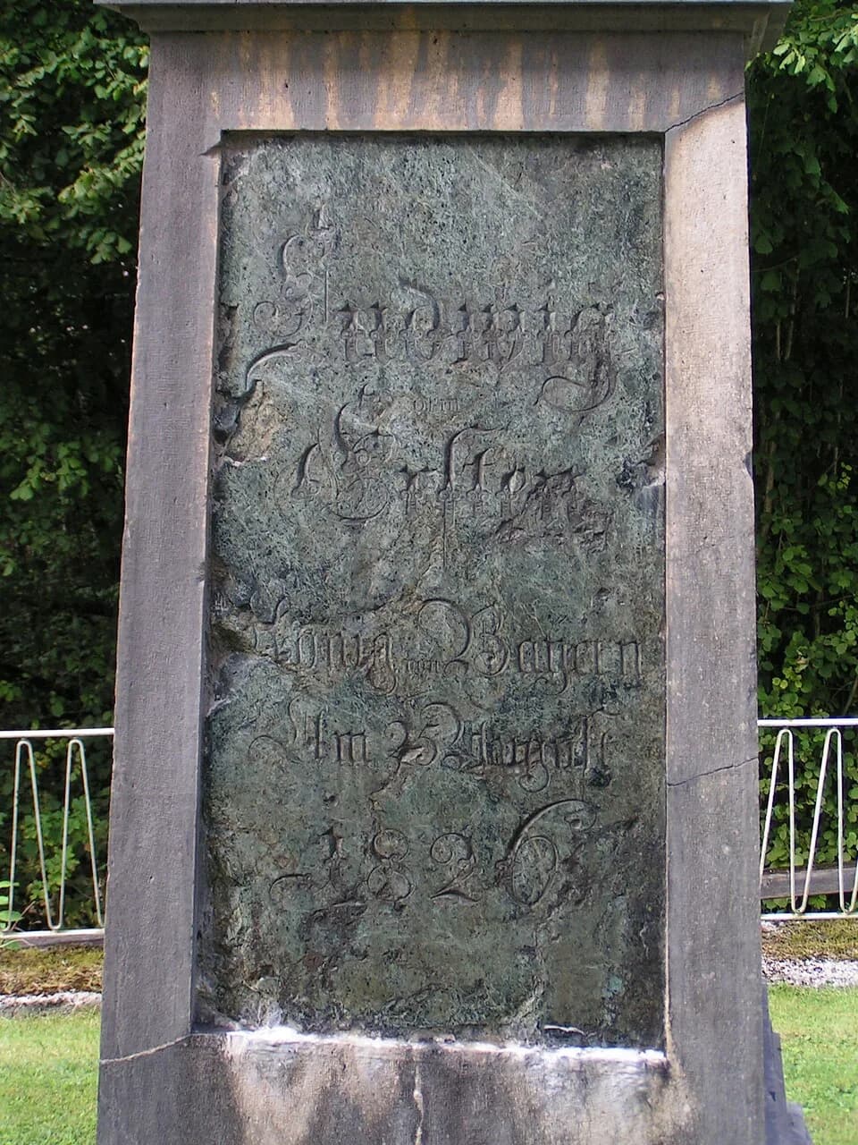 Ludwig I of Bavaria - Gedächtnissäulen beim Untersbergmuseum