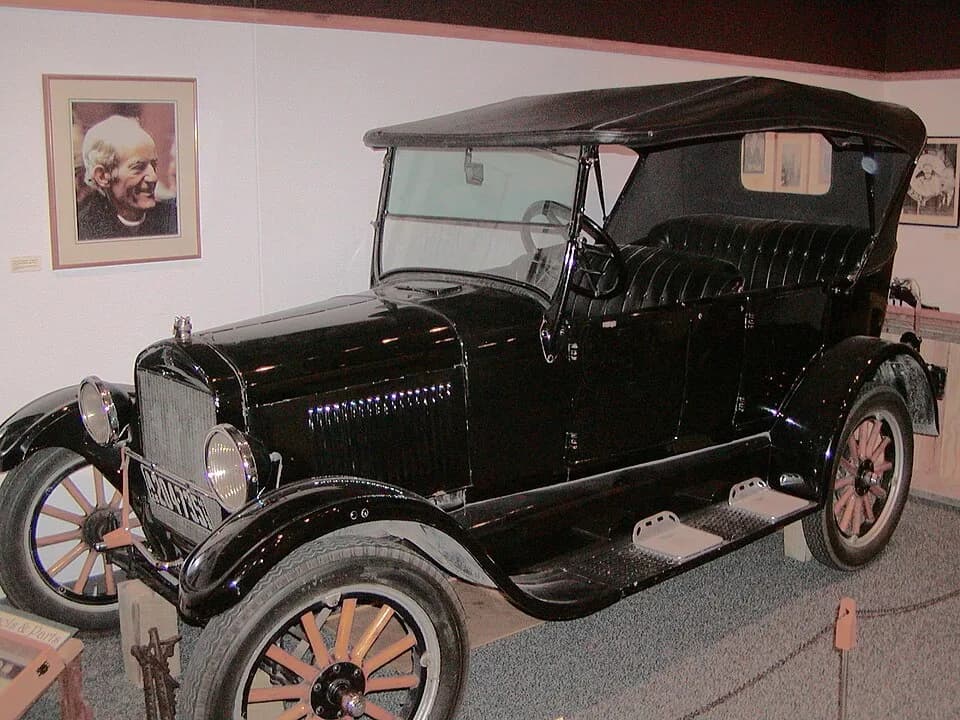Hubert Humphrey - Hubert Humphrey's 1926 Model T, as displayed in the Wright County, Minnesota Historical Society Museum