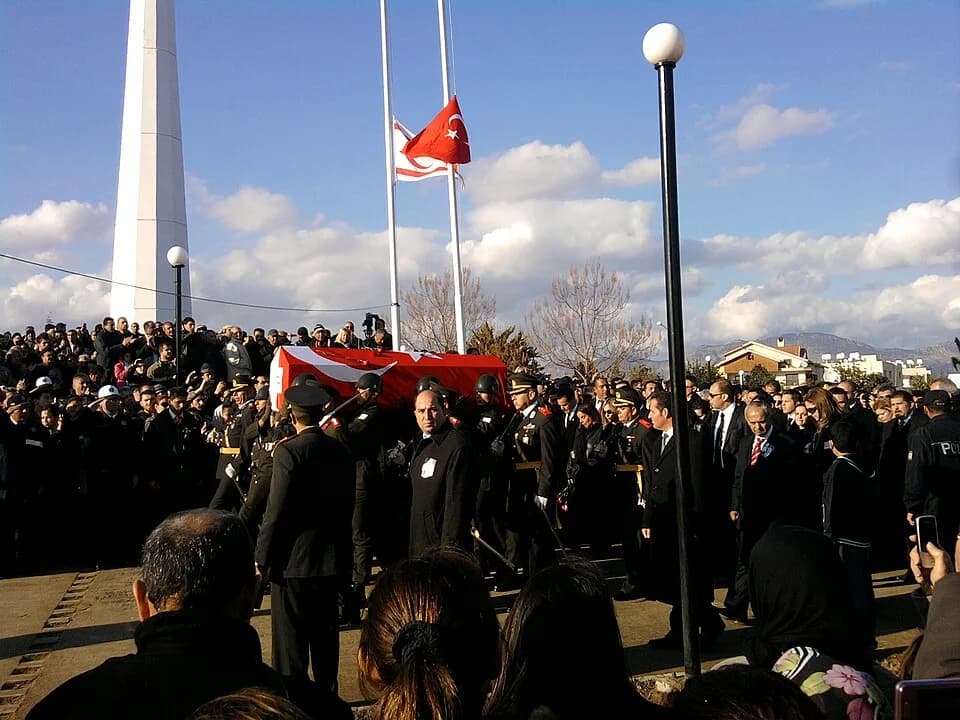 Rauf Denktaş - Funeral of Rauf Denktaş, the founding president of the Turkish Republic of Northern Cyprus.