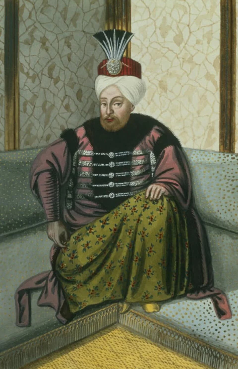 Mehmed IV - Portrait of Mehmed IV, Sultan of the Ottoman Empire (1648-1687). The portrait has been printed using the Giclée process.