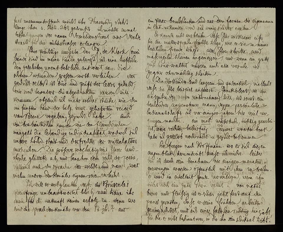 Jacob Grimm - Title[correspondence] Brieven van Jacob Grimm aan Jan Frans Willems.Description14 brieven.Publisher1834-1851.ContentsBrieven: Göttingen, 14 dec. 1834. -- Göttingen, 15 apr. 1835. -- Gött