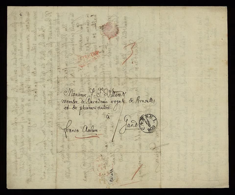 Jacob Grimm - Title[correspondence] Brieven van Jacob Grimm aan Jan Frans Willems.Description14 brieven.Publisher1834-1851.ContentsBrieven: Göttingen, 14 dec. 1834. -- Göttingen, 15 apr. 1835. -- Gött