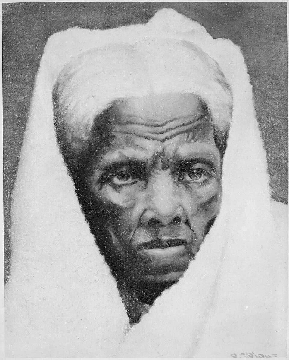 Harriet Tubman - General notes:  Painting.This image is also available in color. Please ask Contact below to obtain a copy.