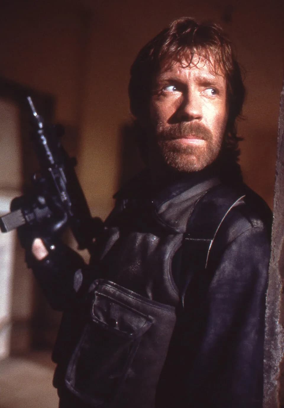 Chuck Norris - Chuck Norris on the set of The Delta Force (1986)