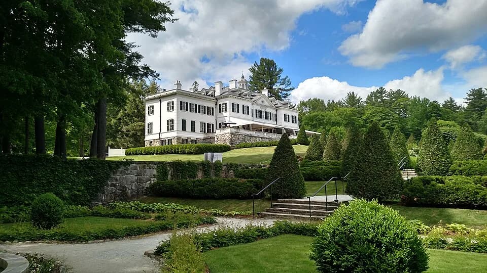 Edith Wharton - Edith Wharton's The Mount. Lenox, Massachuttes.jpg