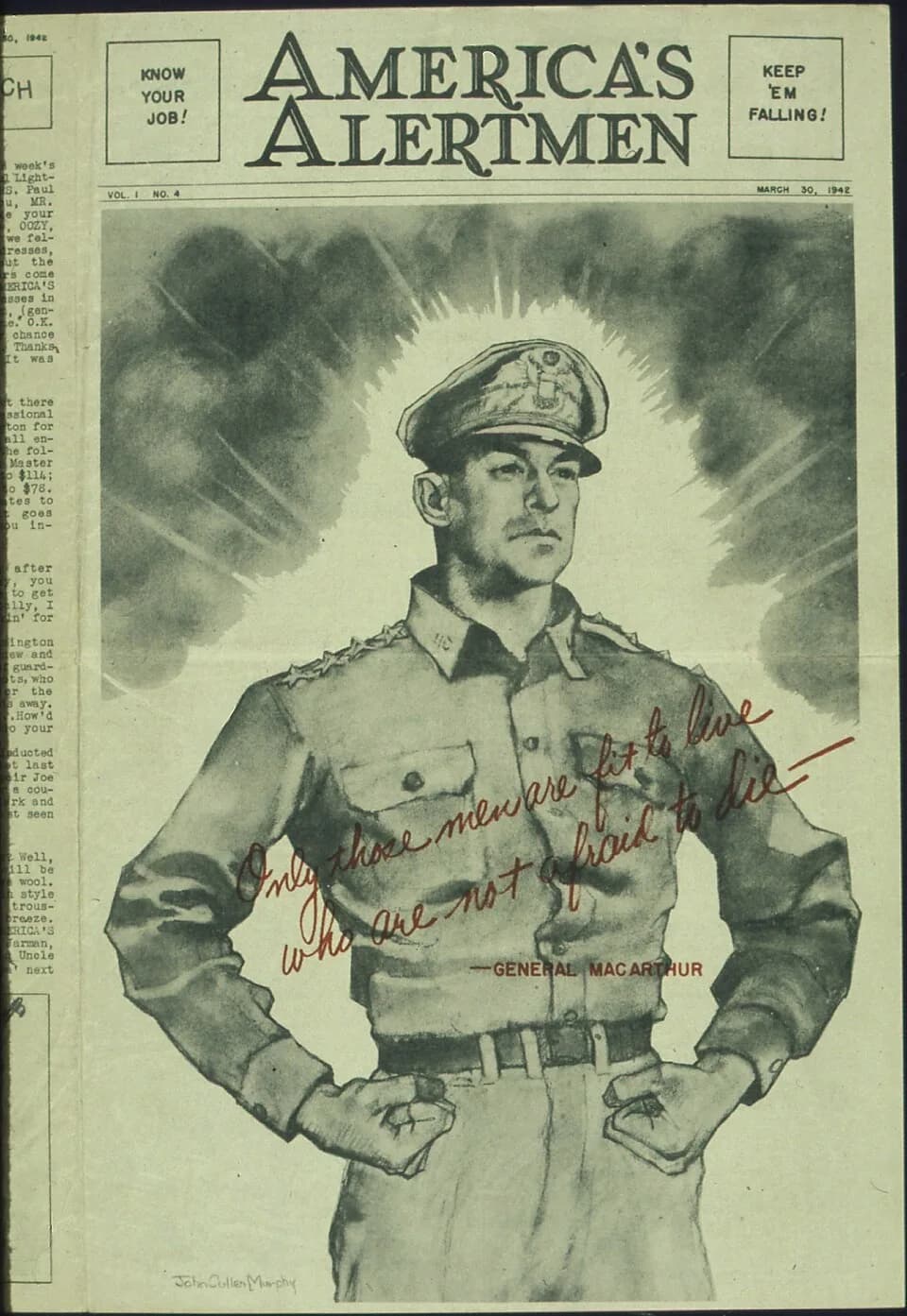 Douglas MacArthur - "Americans alertmen" - NARA - 513807.jpg