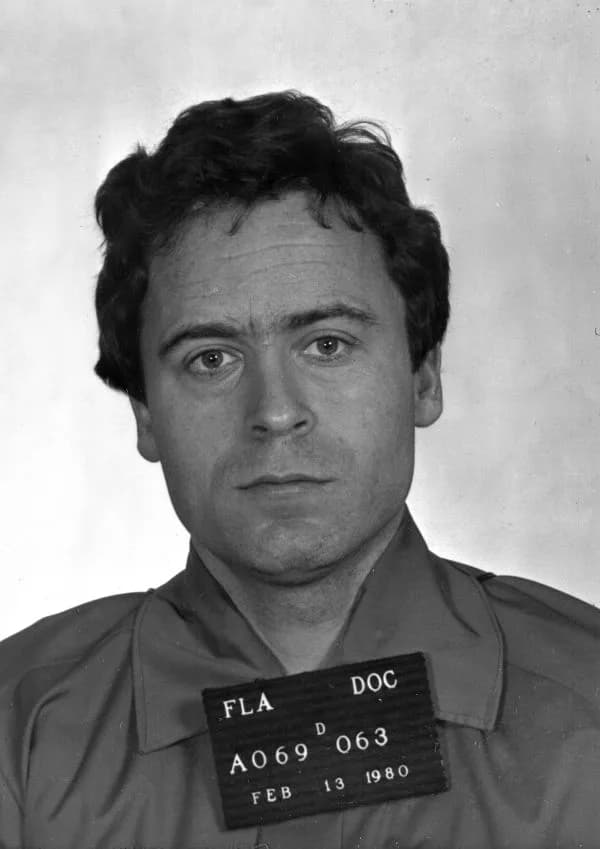 Ted Bundy - Ted Bundy mug shot, Feb. 13, 1980.