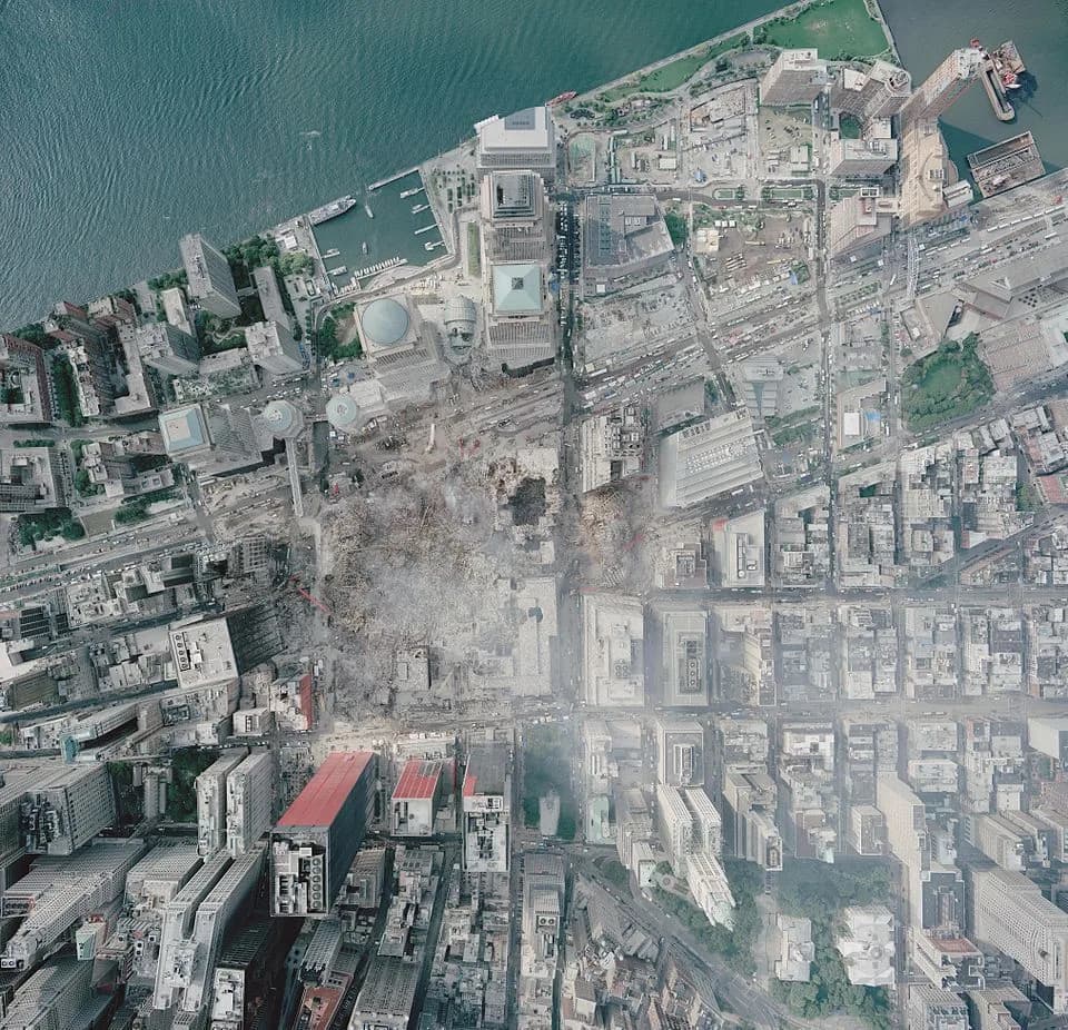 Nelson Aldrich Rockefeller - Image taken by NOAA's Cessna Citation Jet on Sept. 23, 2001 from an altitude of 3,300 feet using a Leica/LH systems RC30 camera.