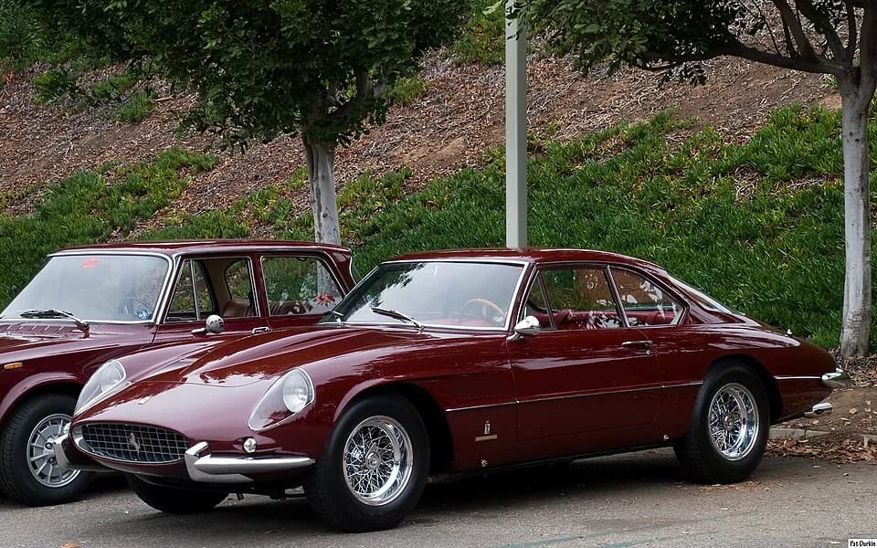 Nelson Aldrich Rockefeller - 1963 Ferrari 400 Superamerica Series II LWB. This is s/n 5115SA, first owned by Nelson Rockefeller (1908–79).[1]