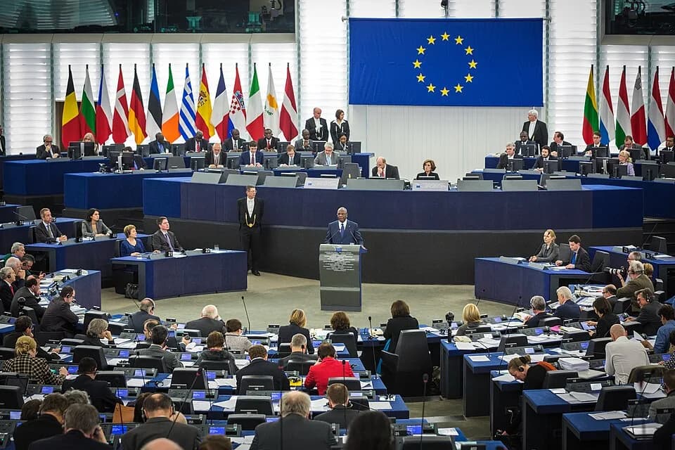 Ibrahim Boubacar Keïta - Le président de la république malienne, Ibrahim Boubacar Keïta au Parlement européen de Strasbourg le 10 décembre 2013.