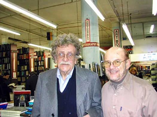 Kurt Vonnegut - Fred Bass with legendary author Kurt Vonnegut