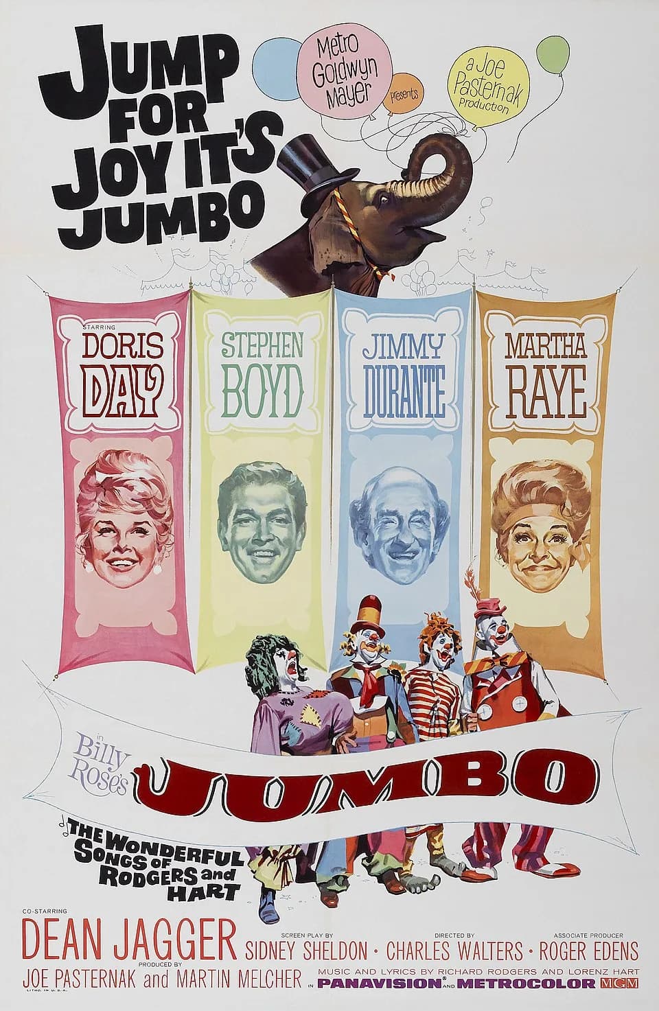 Doris Day - Poster for the American film Billy Rose's Jumbo (1962).