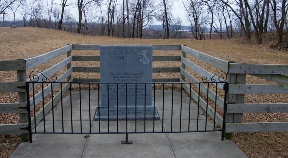 Jesse James - Spot where Jesse James was actually killed in St. Joseph, Missouri
