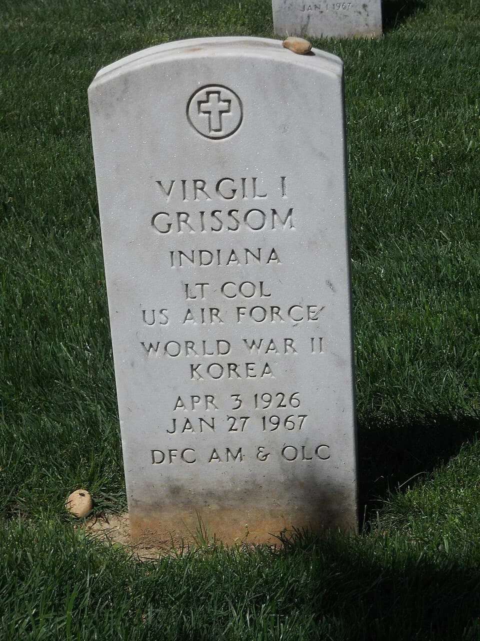 Gus Grissom - Gus Grissom's gravestone