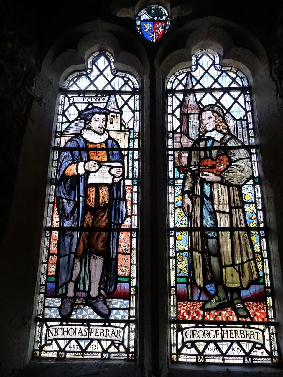 George Herbert - Stained glass window in west end