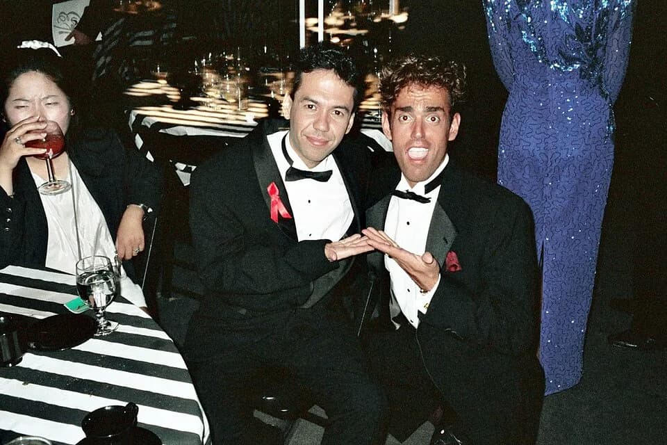 Gilbert Gottfried - Photo taken at the 43rd Emmy Awards 8/25/91- Permission granted to copy, publish or post but please credit "photo by Alan Light" if you can