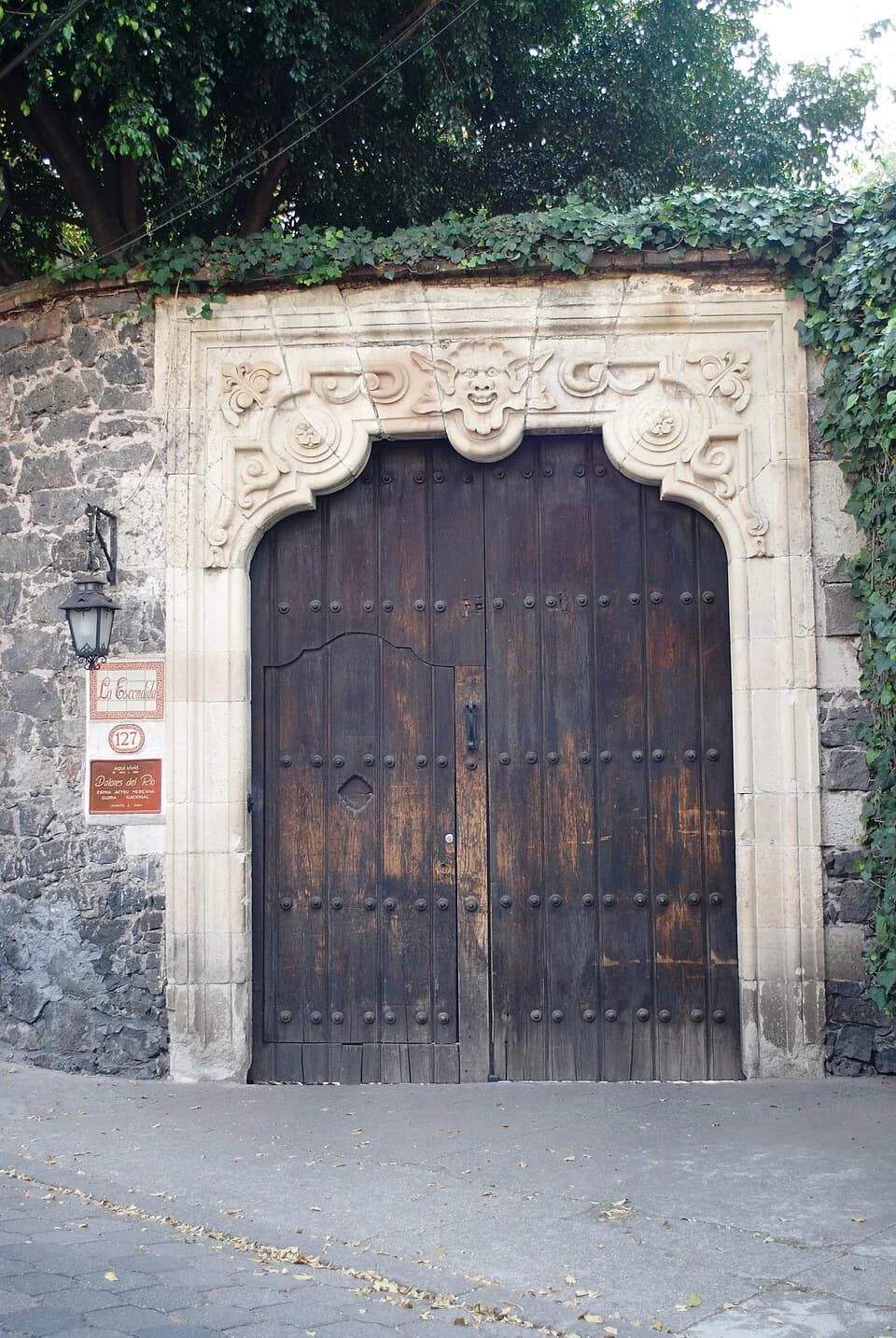 Dolores del Río - Main gate to the former home of Dolores del Rio in Coyoacan, Mexico City