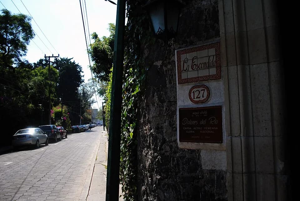 Dolores del Río - House of Dolores del Río ("La Escondida") in Coyoacan, Mexico City