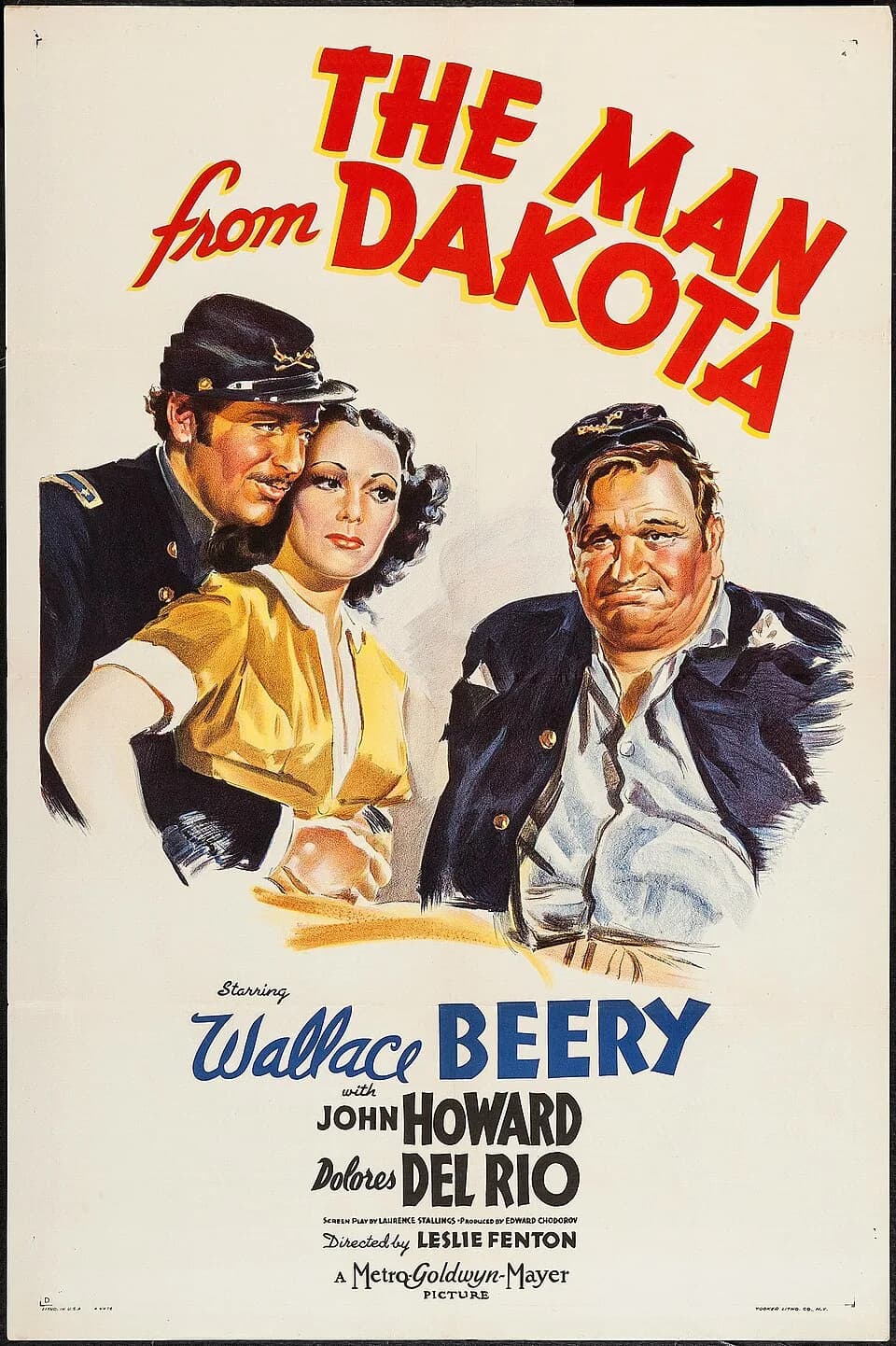 Dolores del Río - Poster for the 1940 film The Man From Dakota.