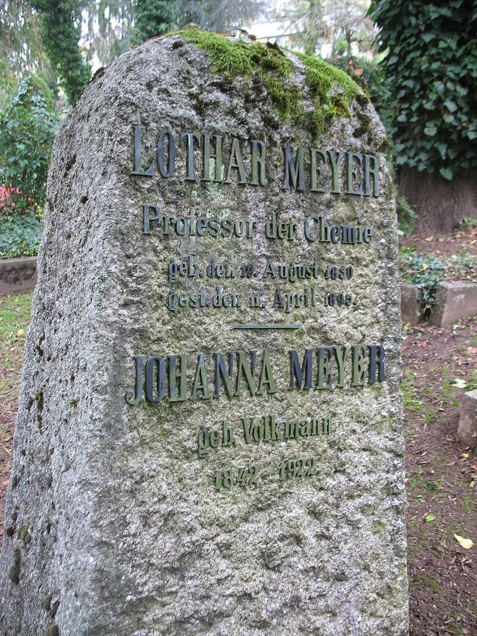 Lothar Meyer - Grabstein