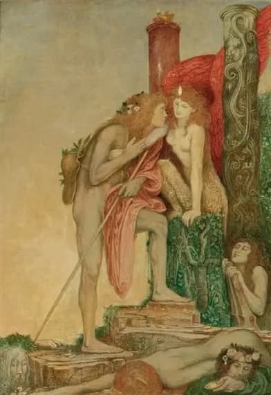 Gustave Moreau - Oedipus and the sphinx