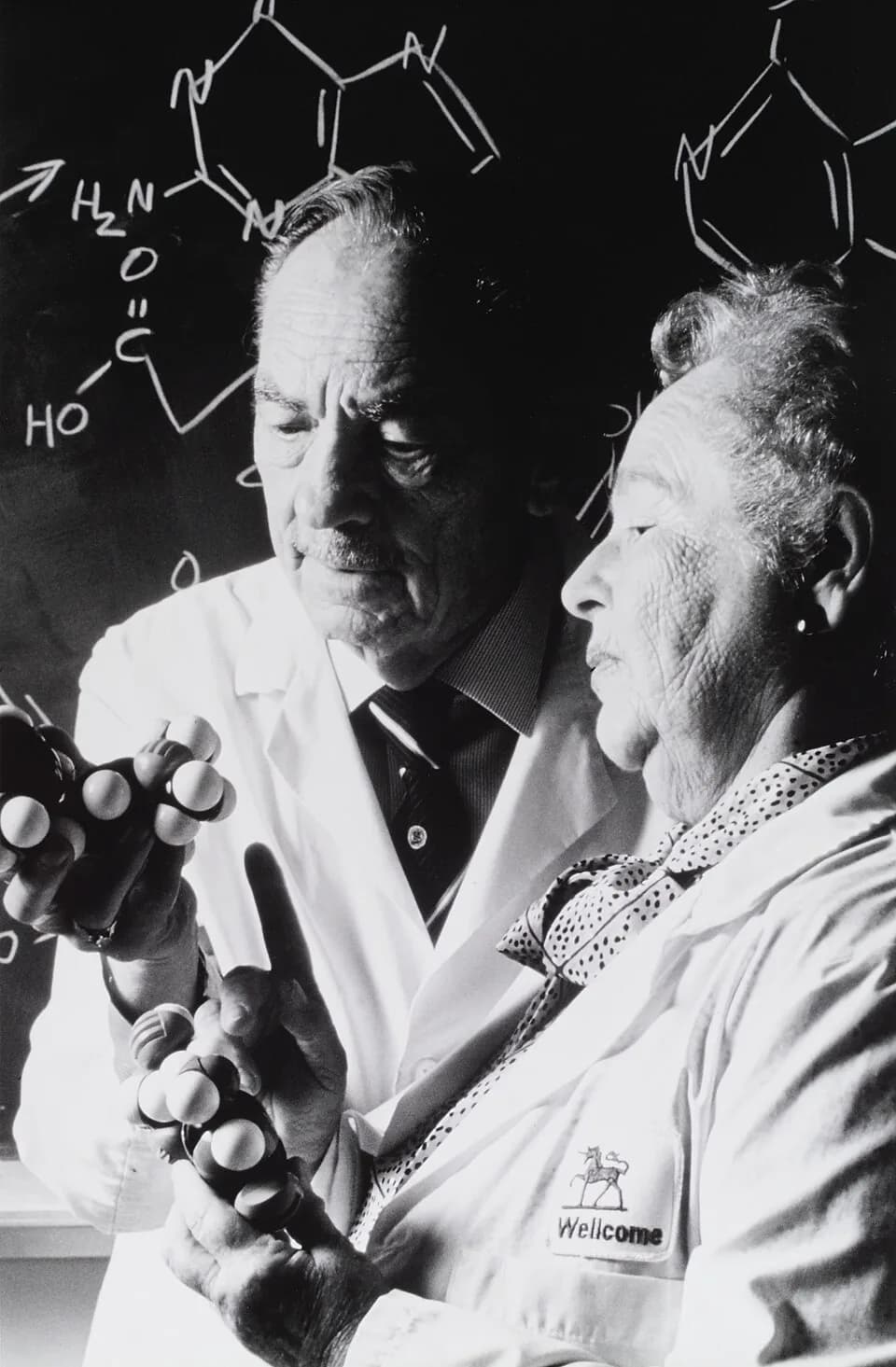 George H. Hitchings - Nobel Prize winners Dr Hitchings and Dr Elion.

Archives &amp; Manuscripts
Keywords: Nobel Prizes