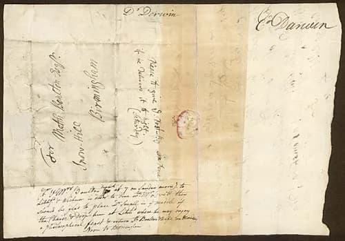 Erasmus Darwin - Letter of 1766 from physician and member of the Lunar Society Erasmus Darwin to inventor and manufacturer Matthew Boulton in Birmingham regarding Boulton's visit to John Levett of Wyc